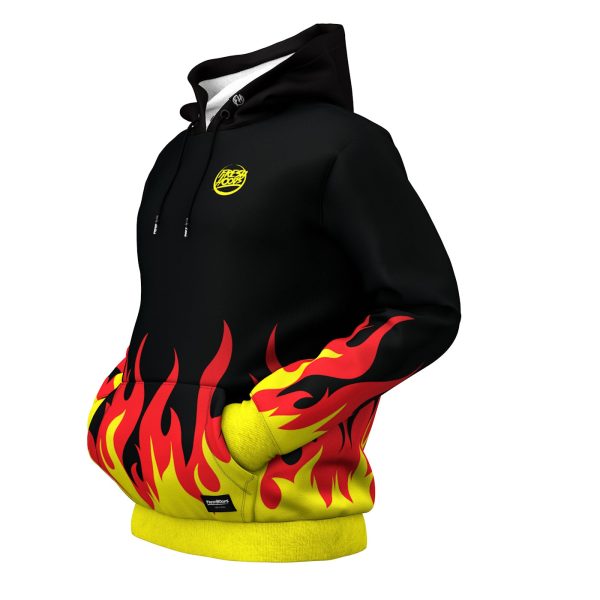 Cartoon Flame Hoodie Fashion - Image 3
