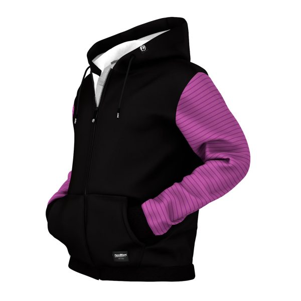 Retro God Zip Up Hoodie For Discount - Image 2