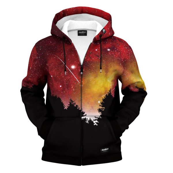 Red Lights Zip Up Hoodie Hot on Sale