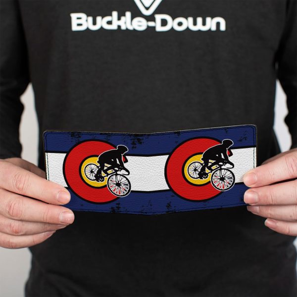 Bi-Fold Wallet - Colorado Biker Distressed Online Sale - Image 4