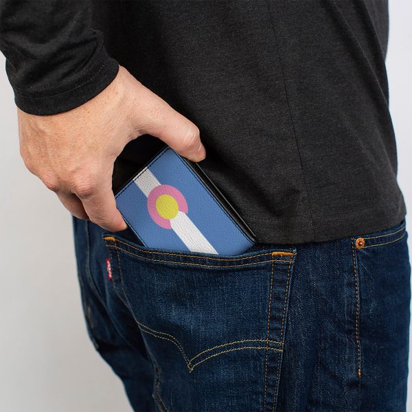 Bi-Fold Wallet - Colorado Flags Pastel Fashion - Image 5